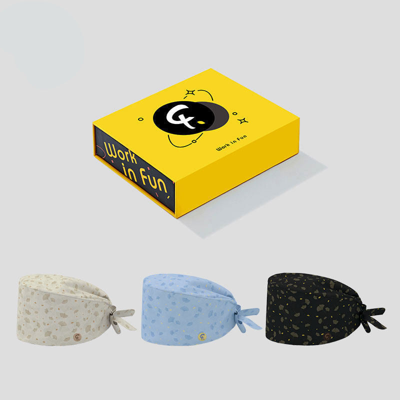 Original gourd hat nurse work hat laboratory dentist surgical cap cotton breathable beanie hat