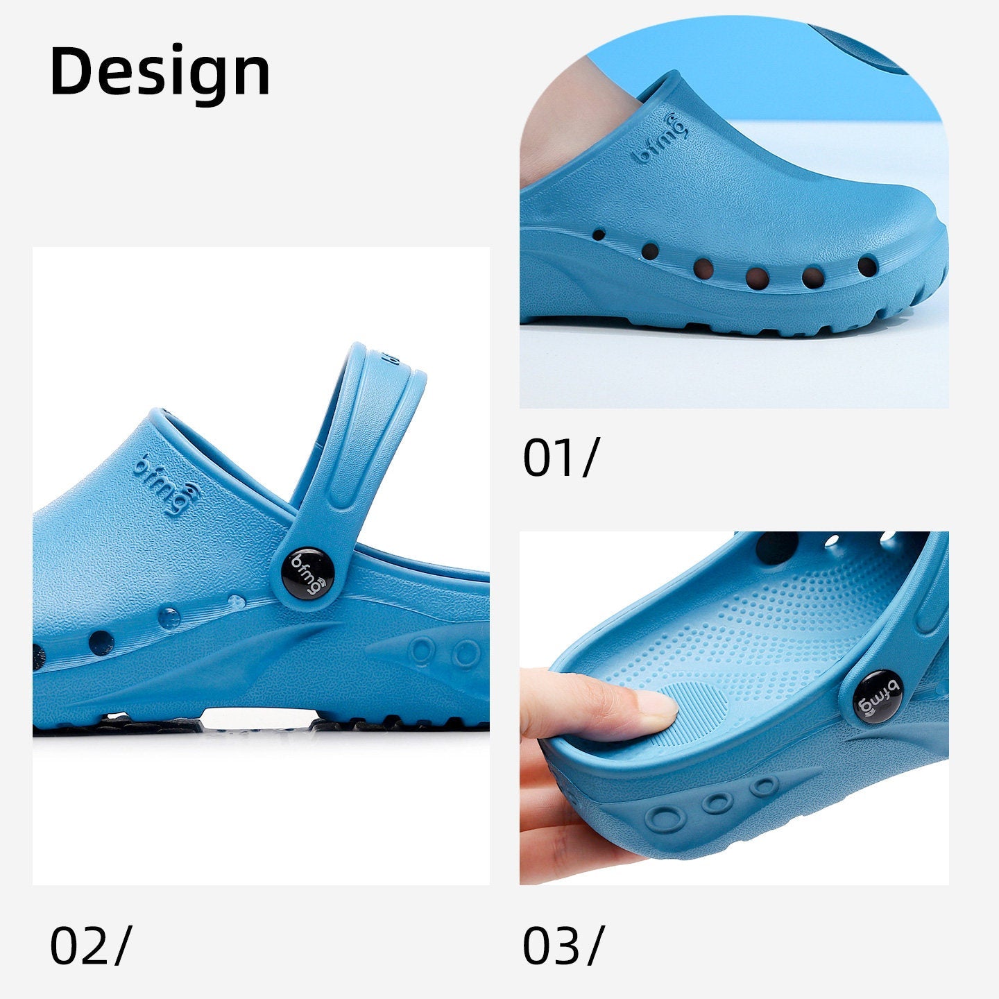Non-slip operating room slippers, medical surgical shoes, care room doctor's hole shoes, medical men's and women's work shoes