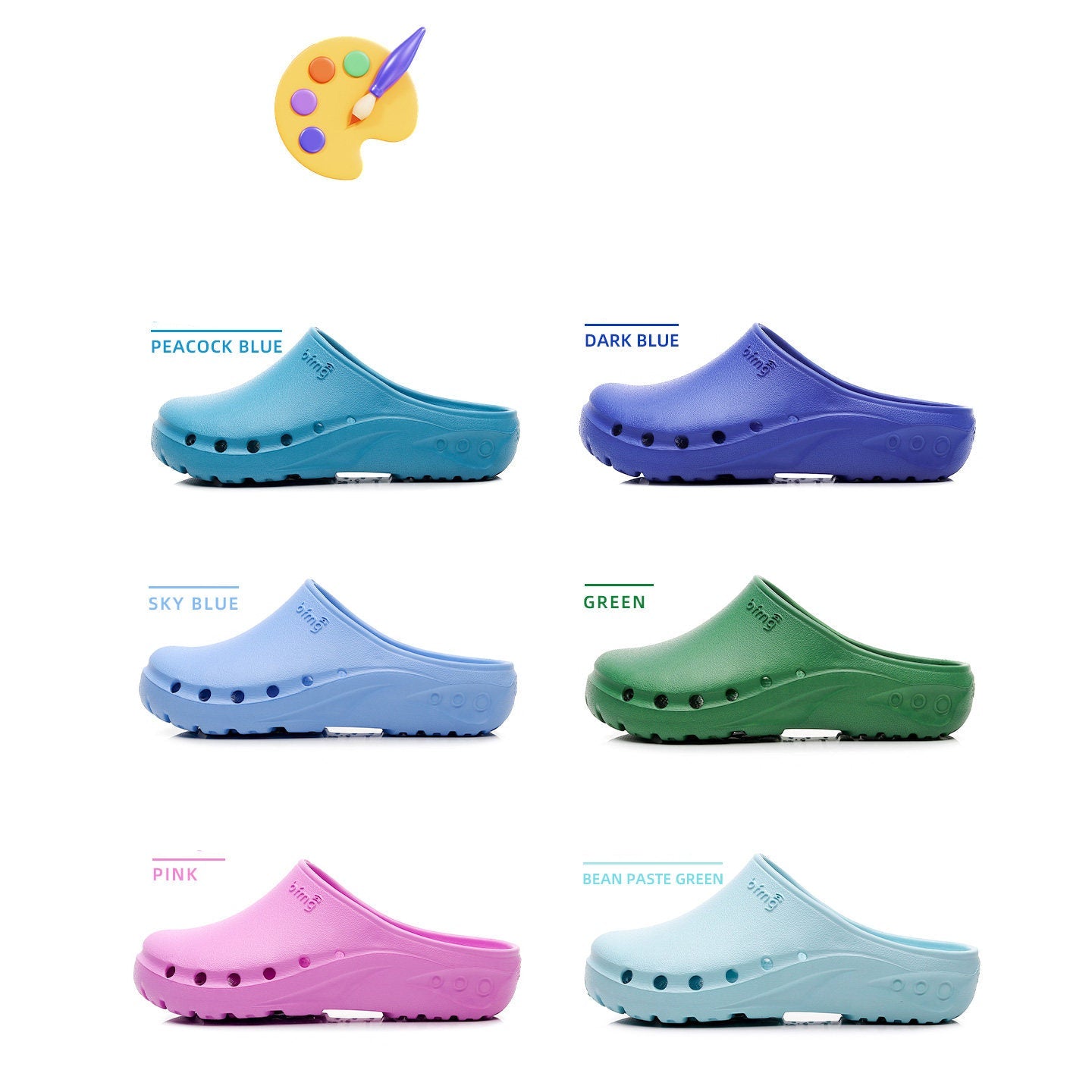 Non-slip operating room slippers, medical surgical shoes, care room doctor's hole shoes, medical men's and women's work shoes