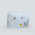 Cartoon print hat doctor nurse wrap turban beanie beanie cotton cool meow garden spring summer