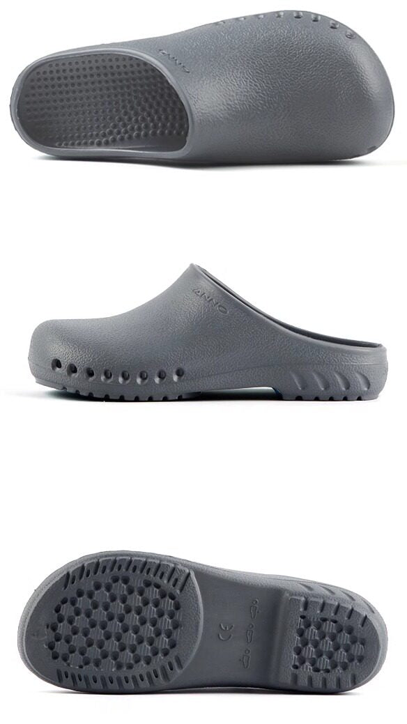 Antibacterial toe non-slip slippers laboratory clean room unisex EVA slippers hospital operating room work shoes