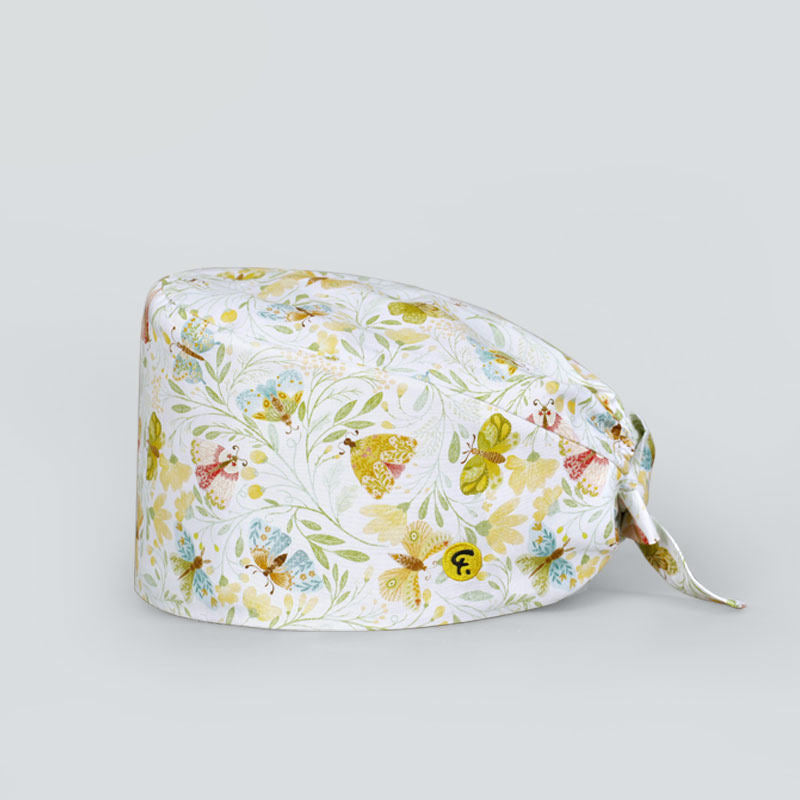 Fashion printed hat doctor nurse work hat cotton surgical cap sweat towel spring series